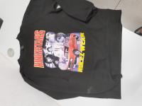 BLACK COTTON  SWEAT SHIRT WITH PRINT  